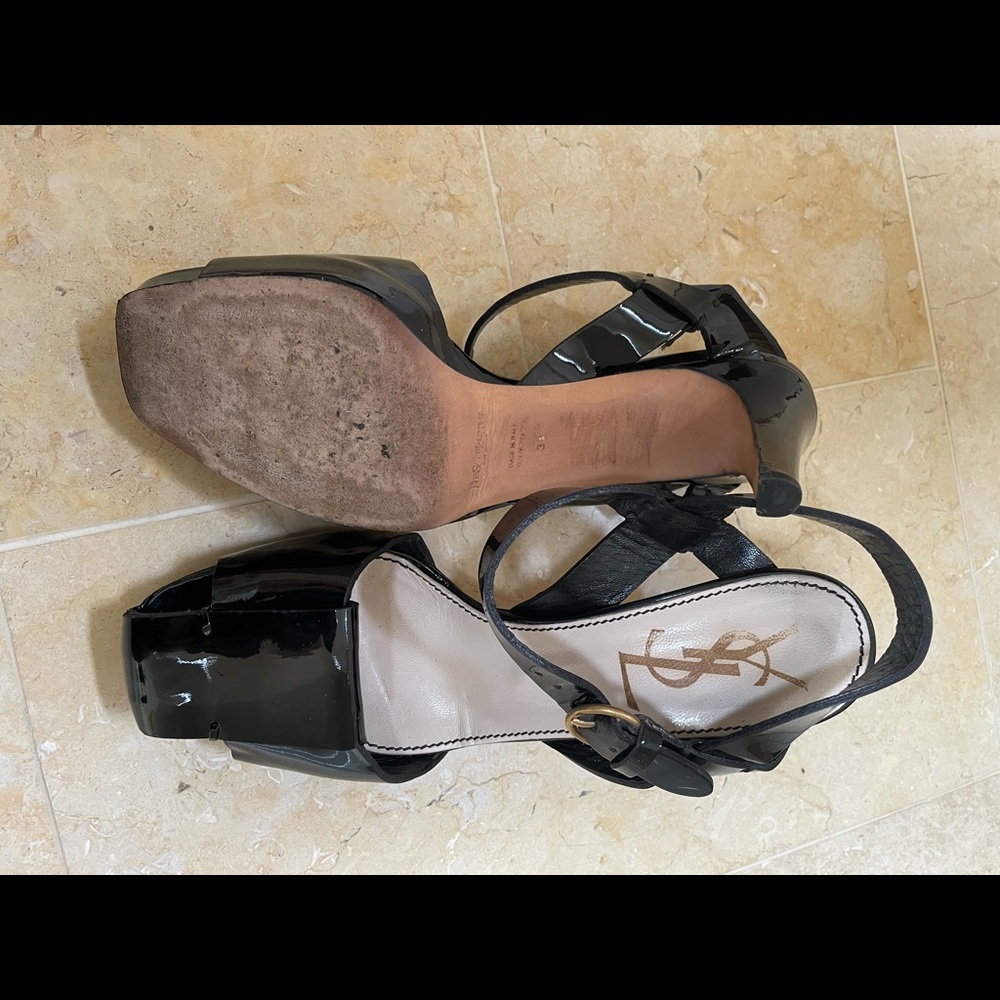 Sandals in Paton black YLS